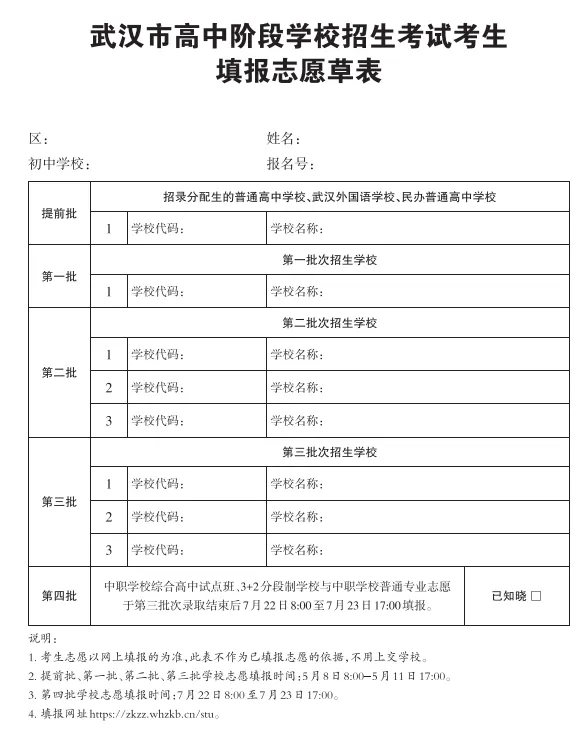 武汉中考志愿填报、考试、录取的日程,全都定了! 第2张