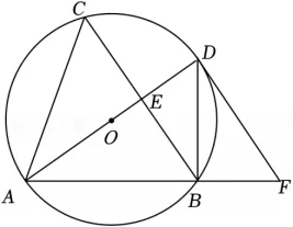 2026赣州于都一模真题 · 圆的综合(切线的判定),中考高频考点! 第3张