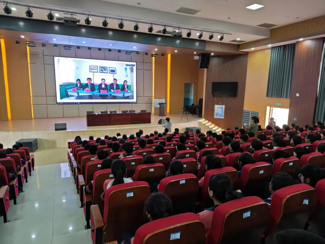 【教育动态】跨越山海云端聚,同心共筑中考梦——烟台格迈纳尔中学与新疆岳普湖县第六中学开展“同心石榴籽 筑梦向”线上联谊活动 第1张