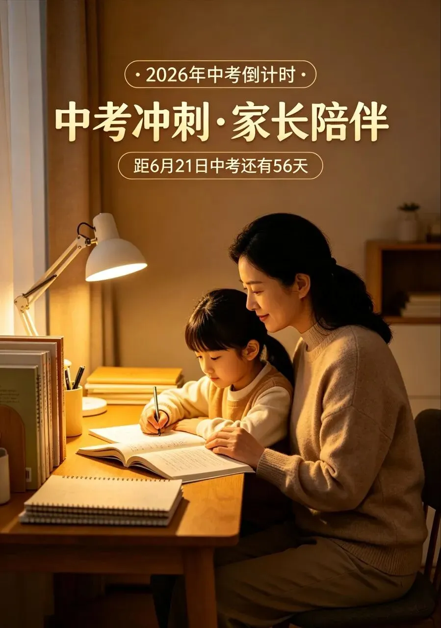 中考冲刺倒计时|家长少操心、不施压,就是孩子最好的助力 第1张