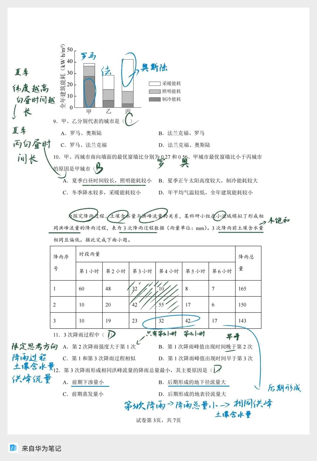 学生视角拆题:2025年高考地理真题(河南卷) 第4张
