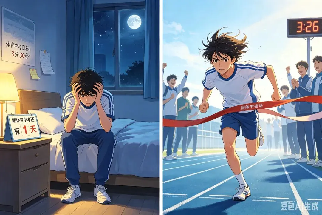体育中考前夜,从焦虑到逆袭:一次心理赋能,他跑出惊人的3分26秒! 第1张