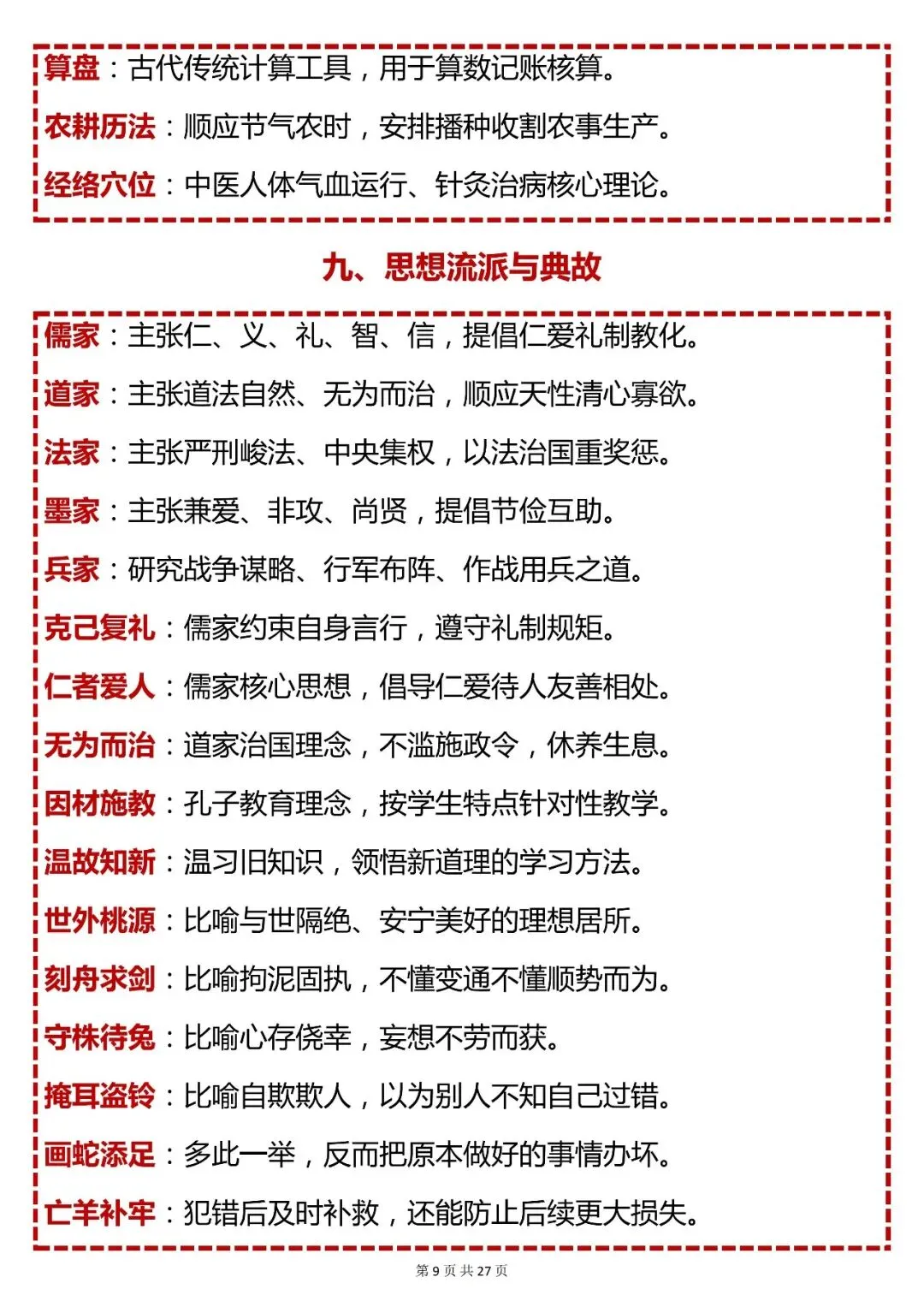 中考语文必背【初中语文必考 500 个分类常见文化常识】,快收藏 第9张