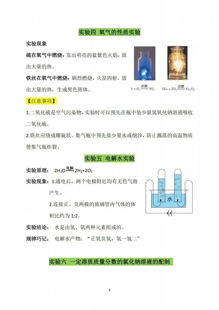 中考化学反反复复就是这13个实验 第6张