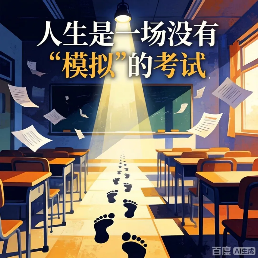 人生是一场没有“模拟”的考试 第1张