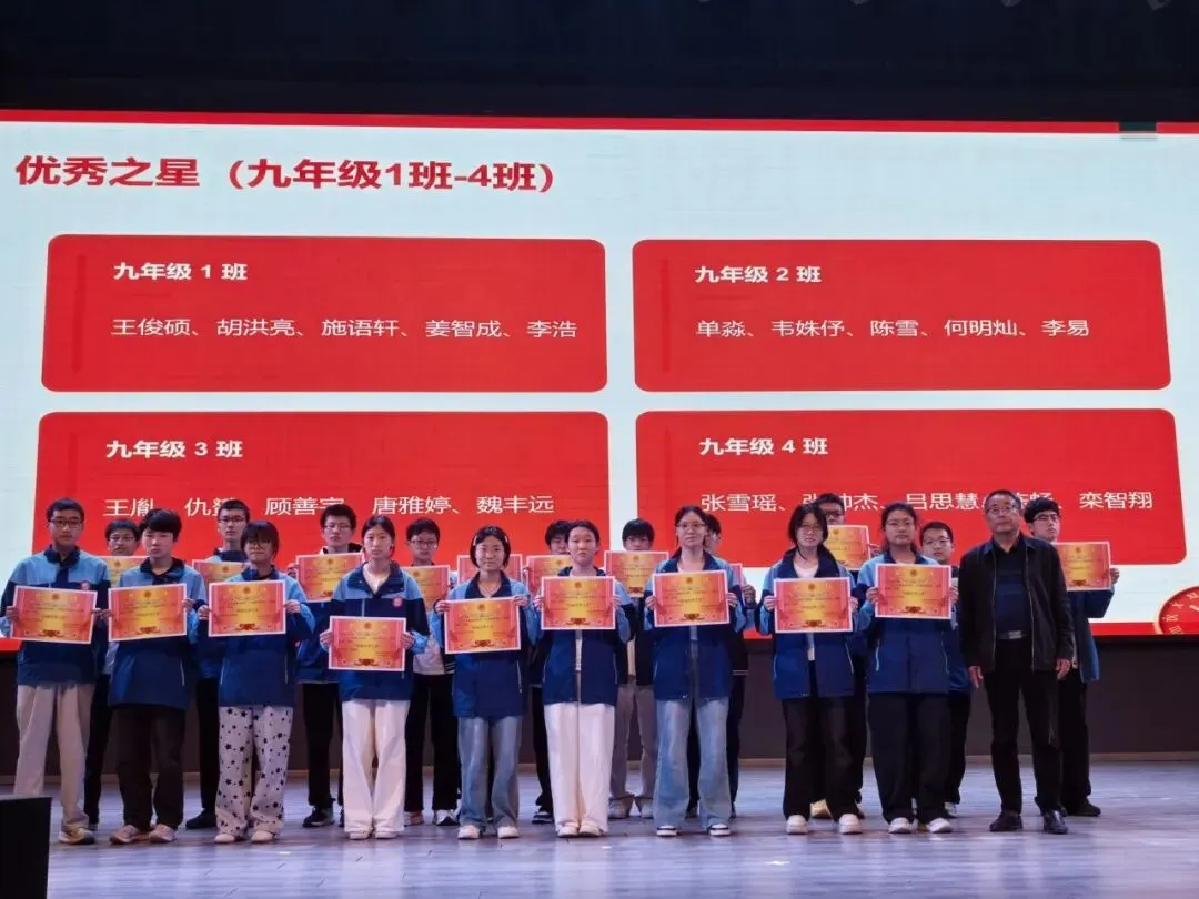 厉兵秣马研得失 聚力冲刺战中考——滨海县京师实验学校九年级第一次调研考试分析暨表彰大会圆满召开 第10张