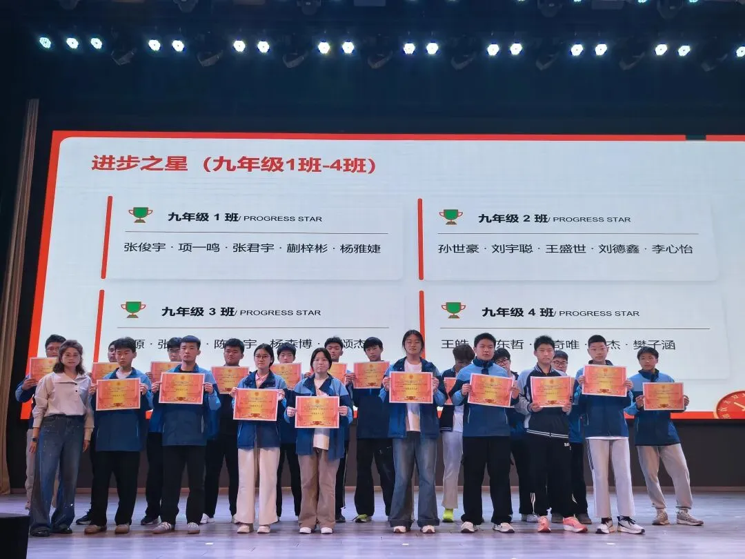 厉兵秣马研得失 聚力冲刺战中考——滨海县京师实验学校九年级第一次调研考试分析暨表彰大会圆满召开 第11张