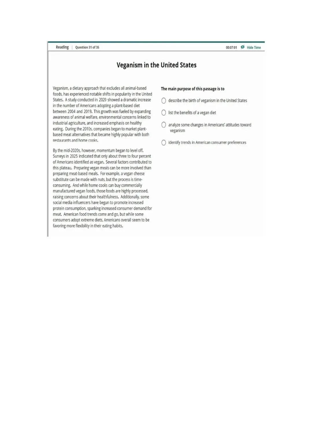 新托福第046套20260415真题(图片版) 第8张