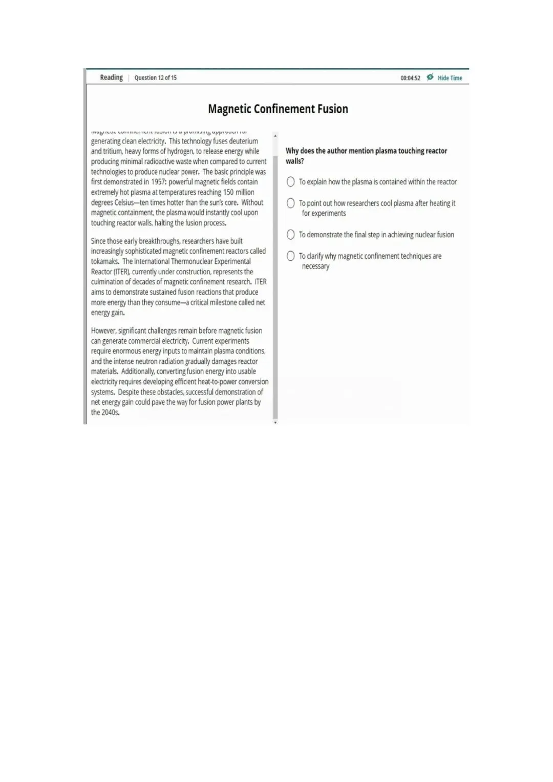 新托福第046套20260415真题(图片版) 第10张