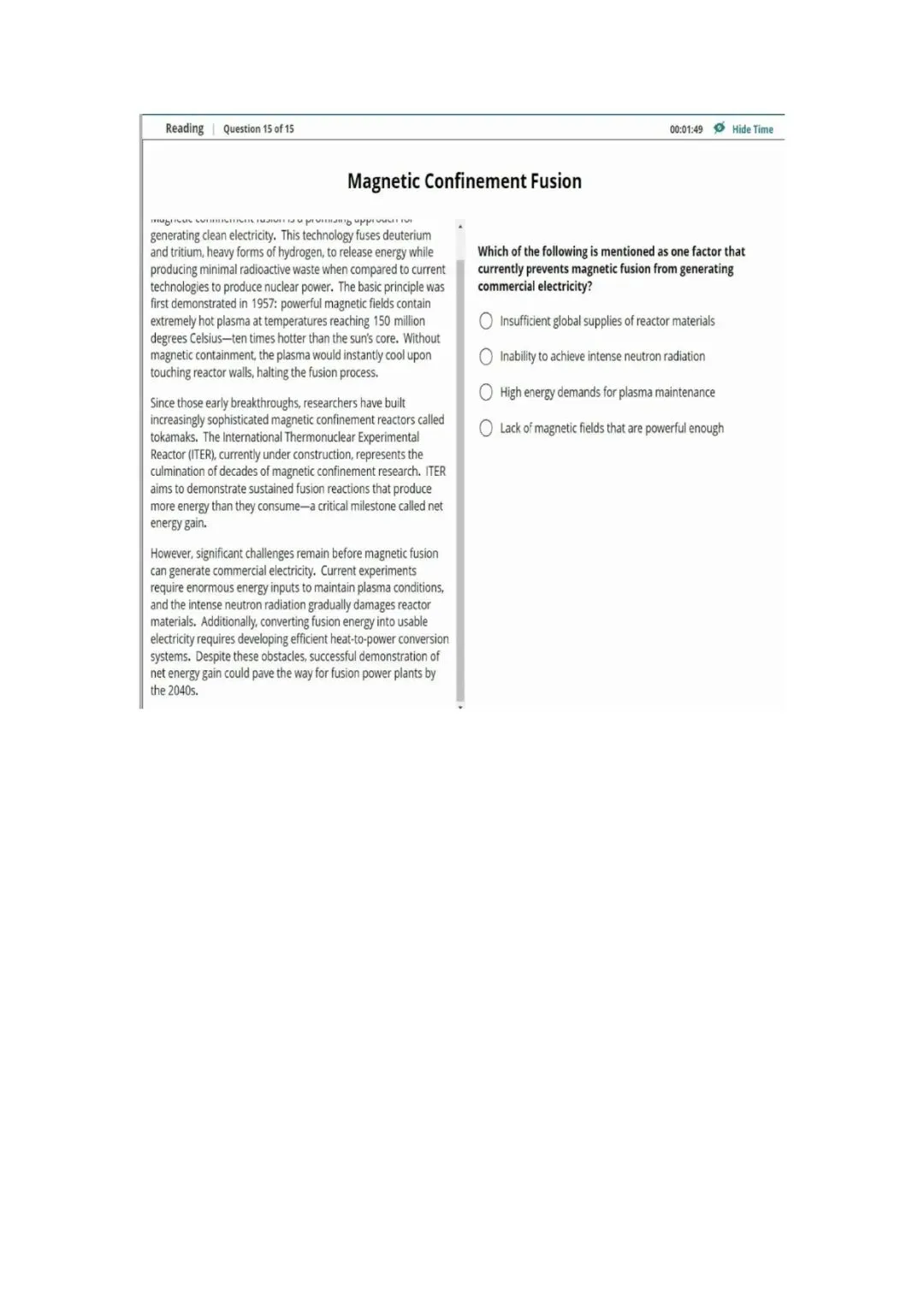 新托福第046套20260415真题(图片版) 第16张