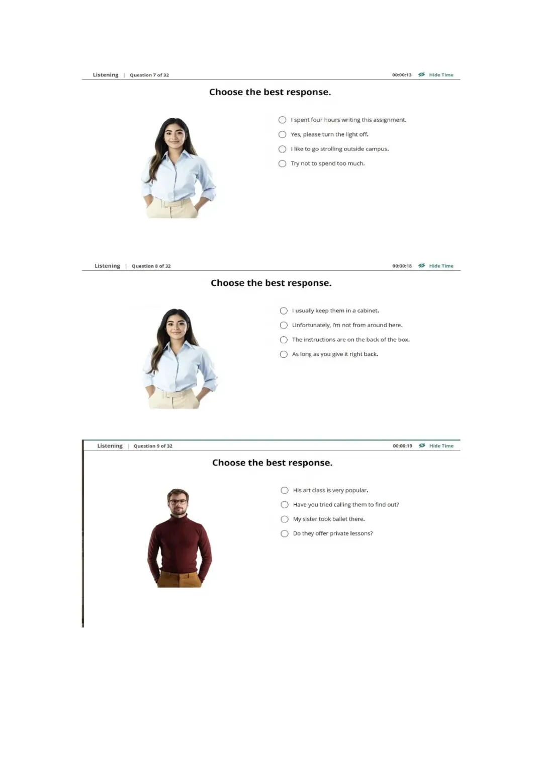 新托福第046套20260415真题(图片版) 第19张