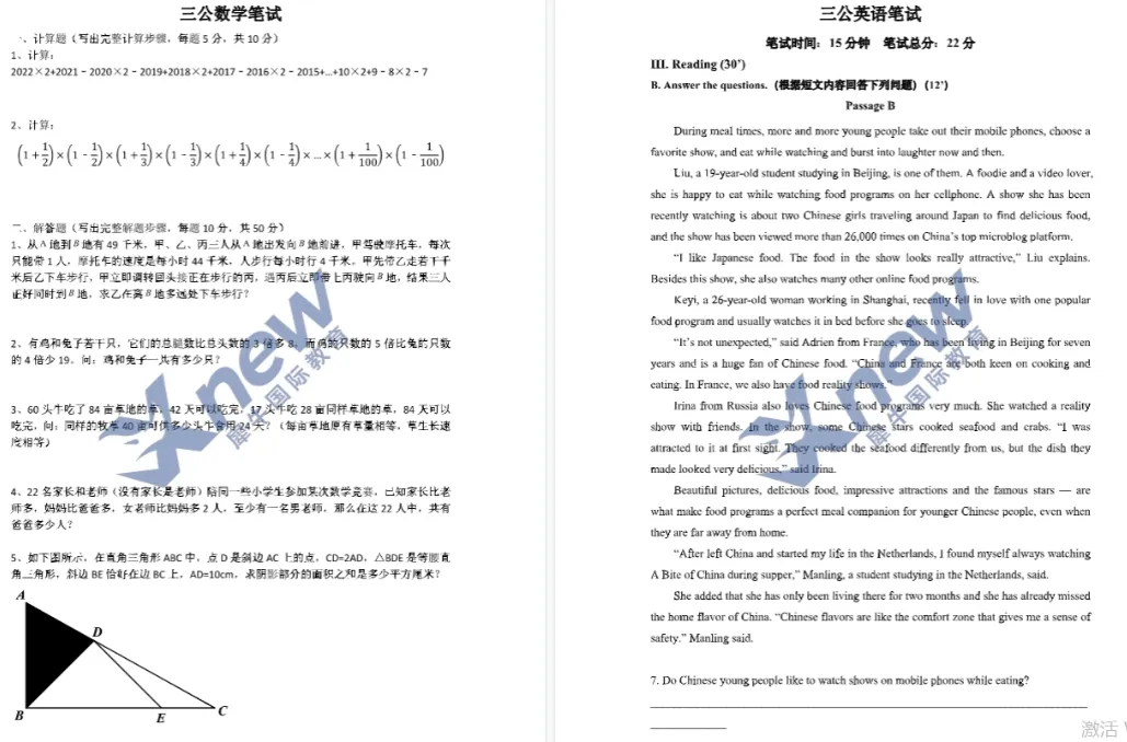 2007-2025年上海三公面试真题,上实/上外附中/浦外全涵盖! 第3张