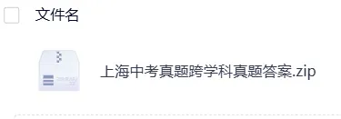 【中考】上海2025年中考真题试卷电子版||试题答案PDF(全科目)中考答案解析 第9张