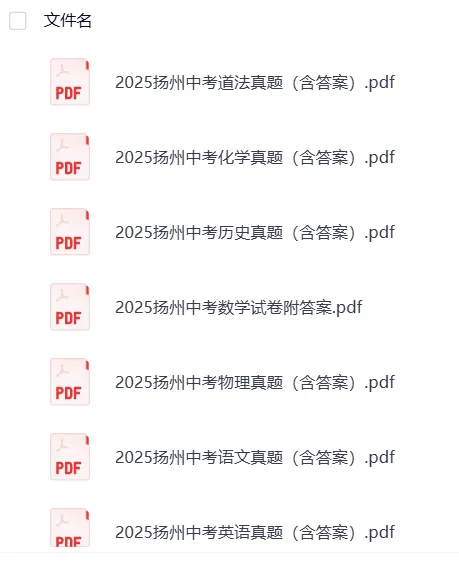 【中考】江苏2025年中考真题试卷电子版||试题答案PDF(全科目)中考答案解析 第11张