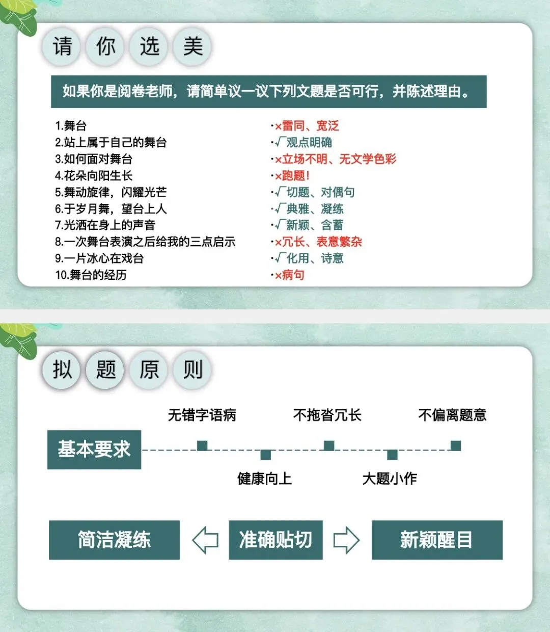 谁懂啊!中考作文标题这样拟,直接赢麻了! 第5张