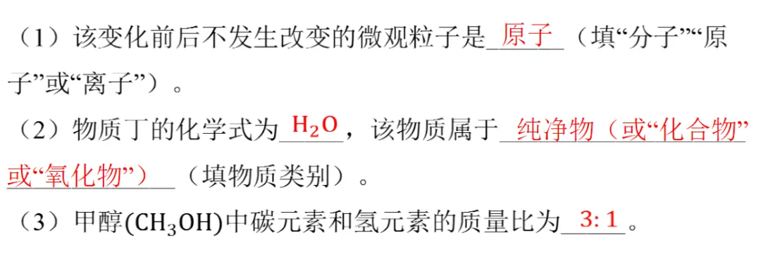 2026年中考化学专题复习微观反应示意图 第18张