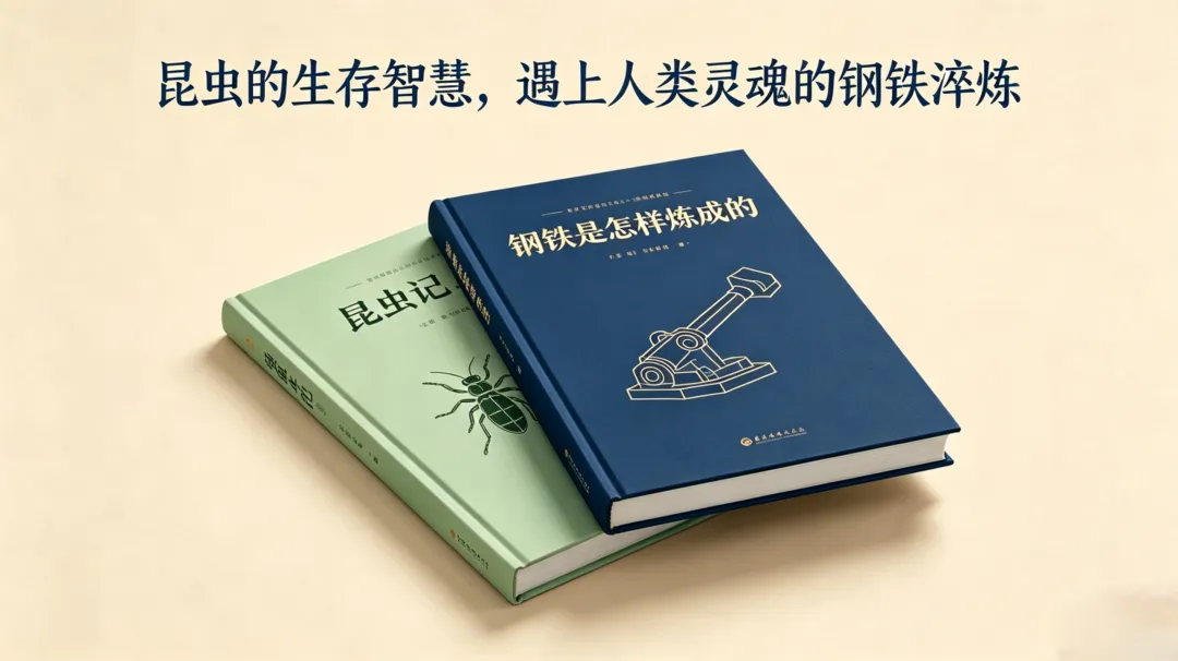 中考必考双书联动|《昆虫记》+《钢铁是怎样炼成的》:读懂生命韧性,直接拿捏阅读考点! 第1张