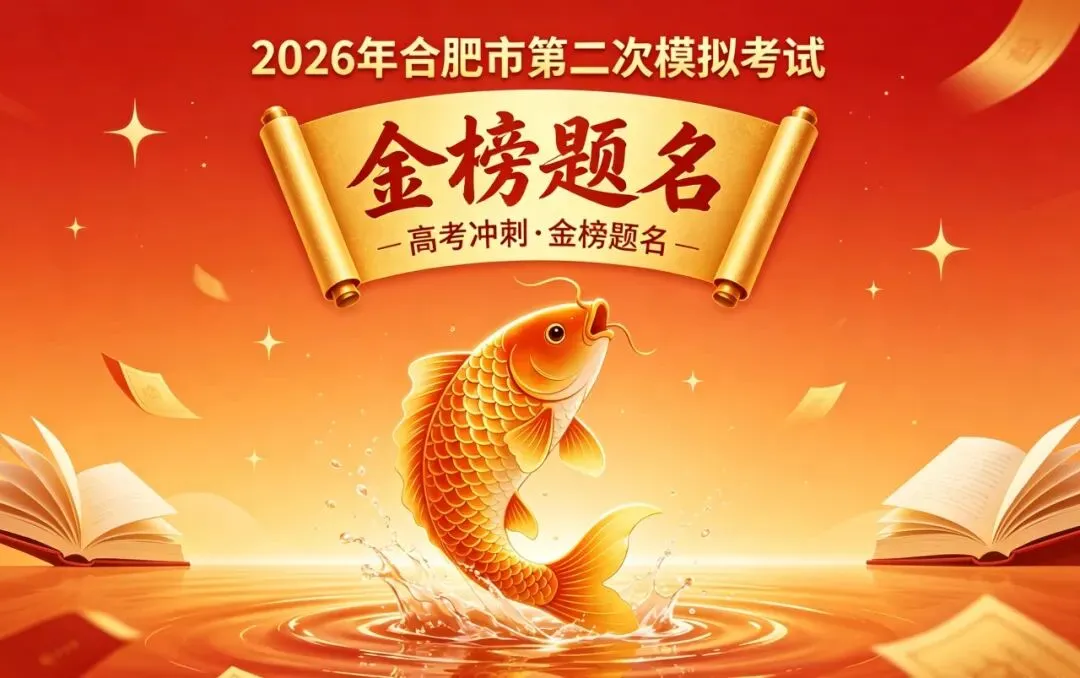 2026合肥二模试卷+详细解析|细拆考点,精梳思路 第2张