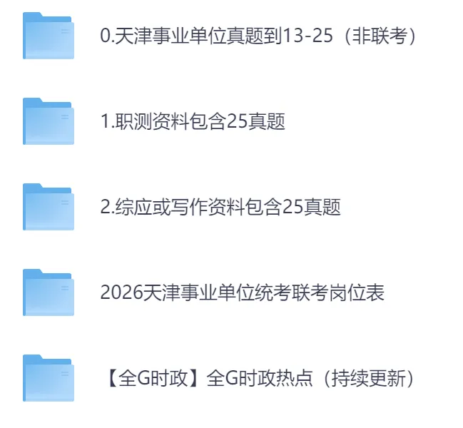 【事业单位】天津事业单位往年真题pdf+答案解析(2015-2025年) 第2张