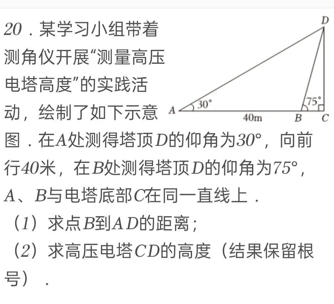 2025年四川省巴中市中考数学试卷 第20张