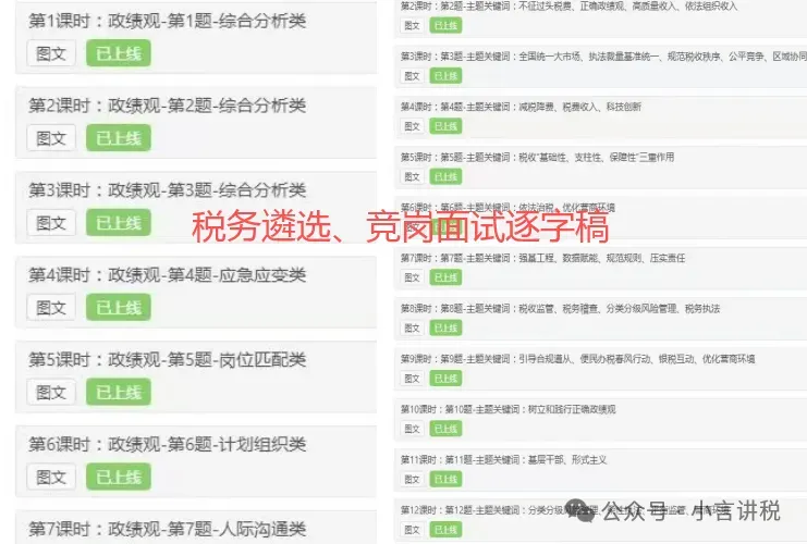税务面试理论政策类题型考法+真题解析(实战落地) 第2张