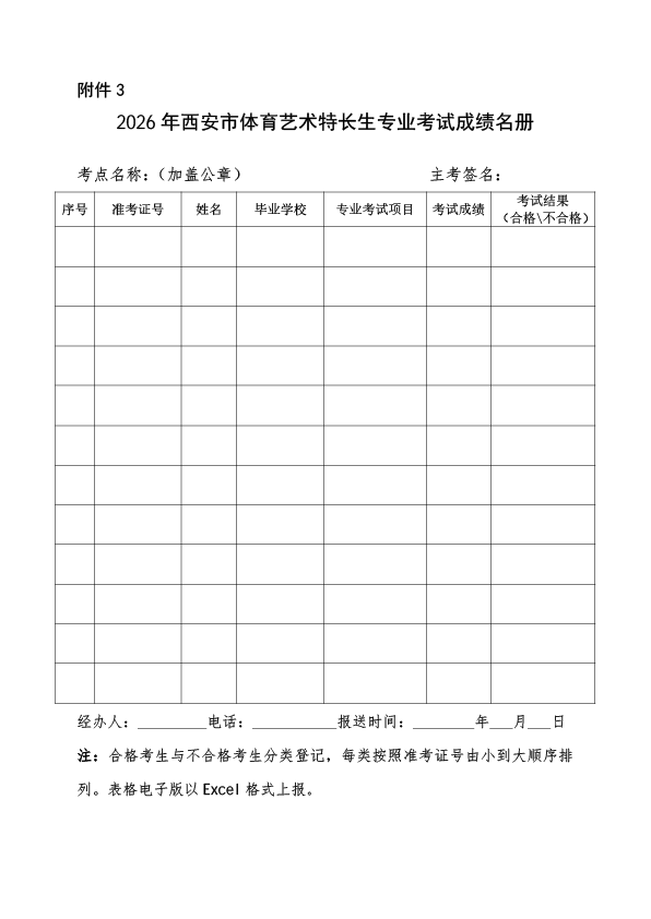 2026年西安中考特长生报名今日18:00截止! 第5张