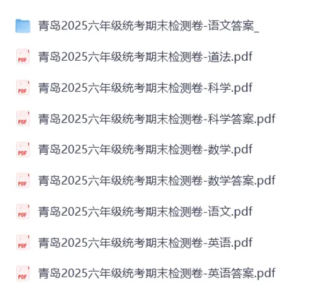 青岛六年级历年小升初真题汇总 第2张