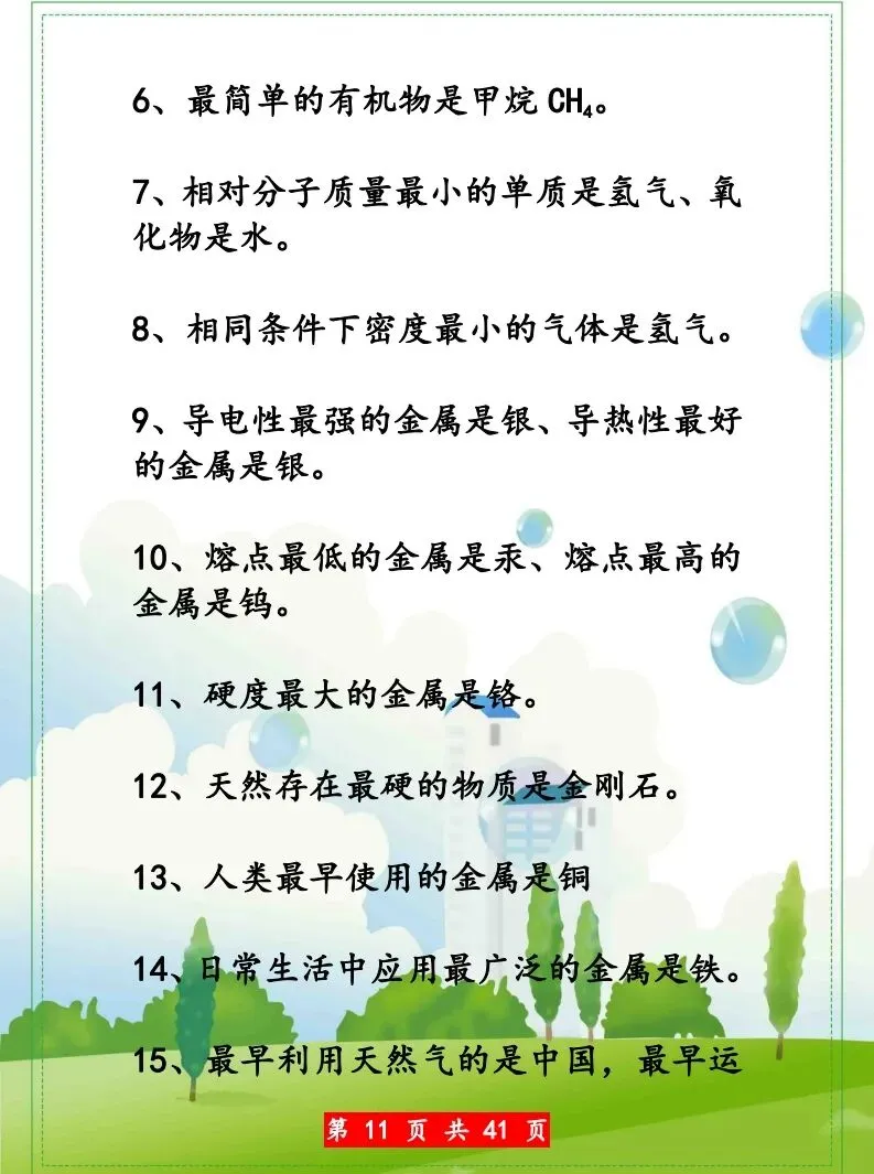 化学中考知识点汇总 第12张