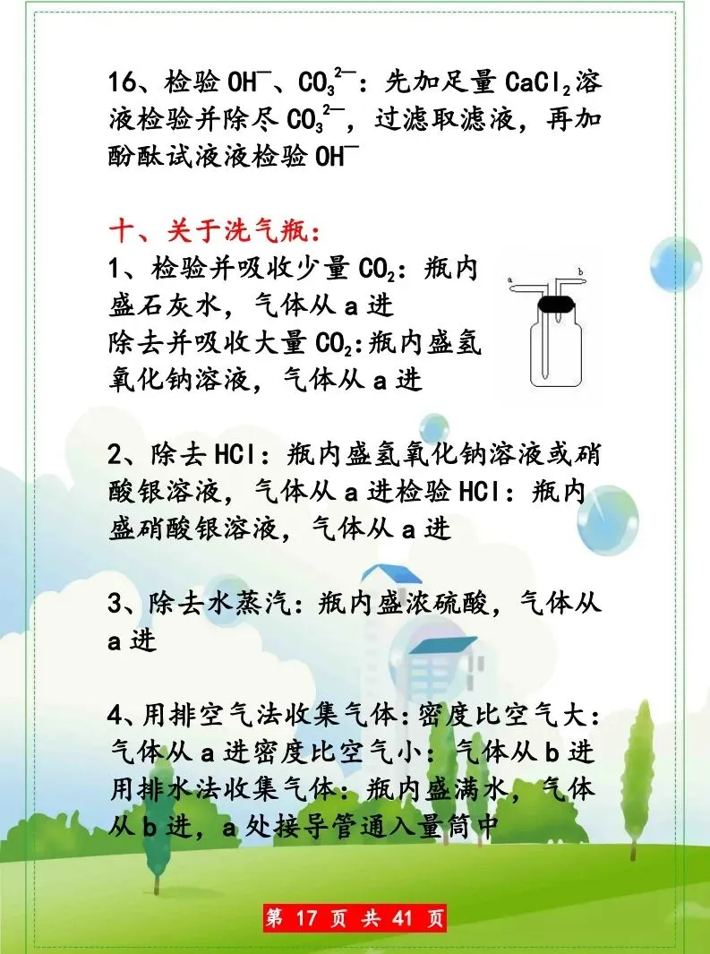 化学中考知识点汇总 第18张