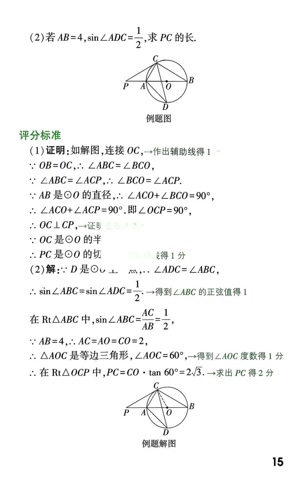 初中数学|中考数学解答题书写规范及评分标准,超实用! 第16张