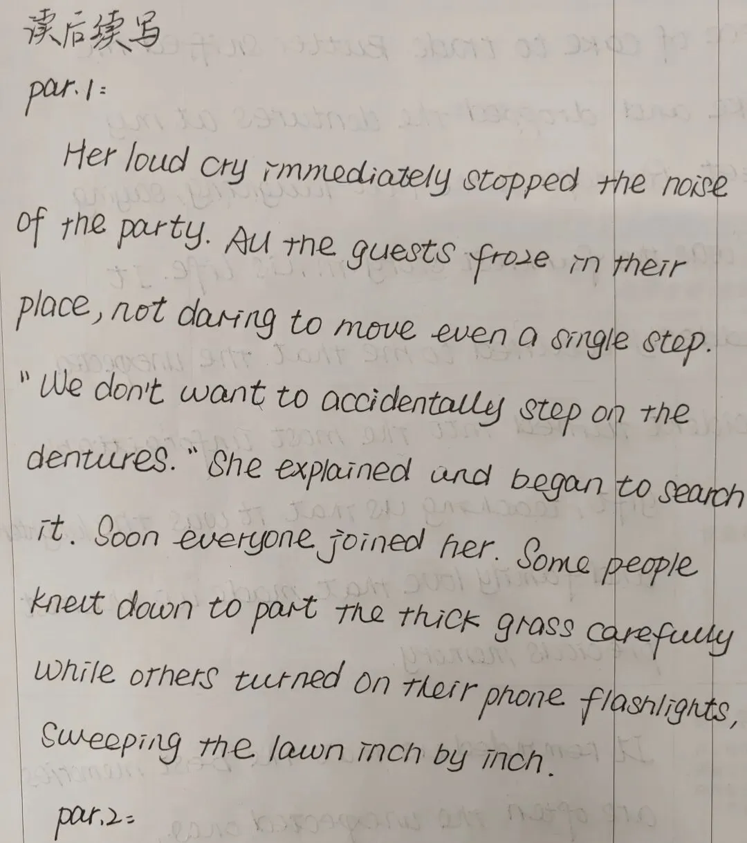 2026年4月高三模拟考试:一篇有趣的读后续写的写作技巧展示 第3张