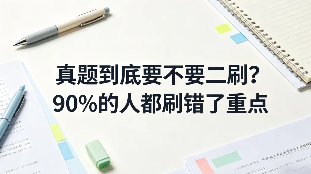 真题到底要不要二刷?90%的人都刷错了重点 | 27考研 第1张