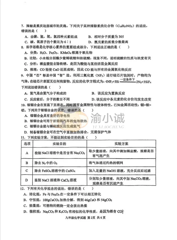 2026重庆指标到校真题完整版,建议收藏打印! 第35张