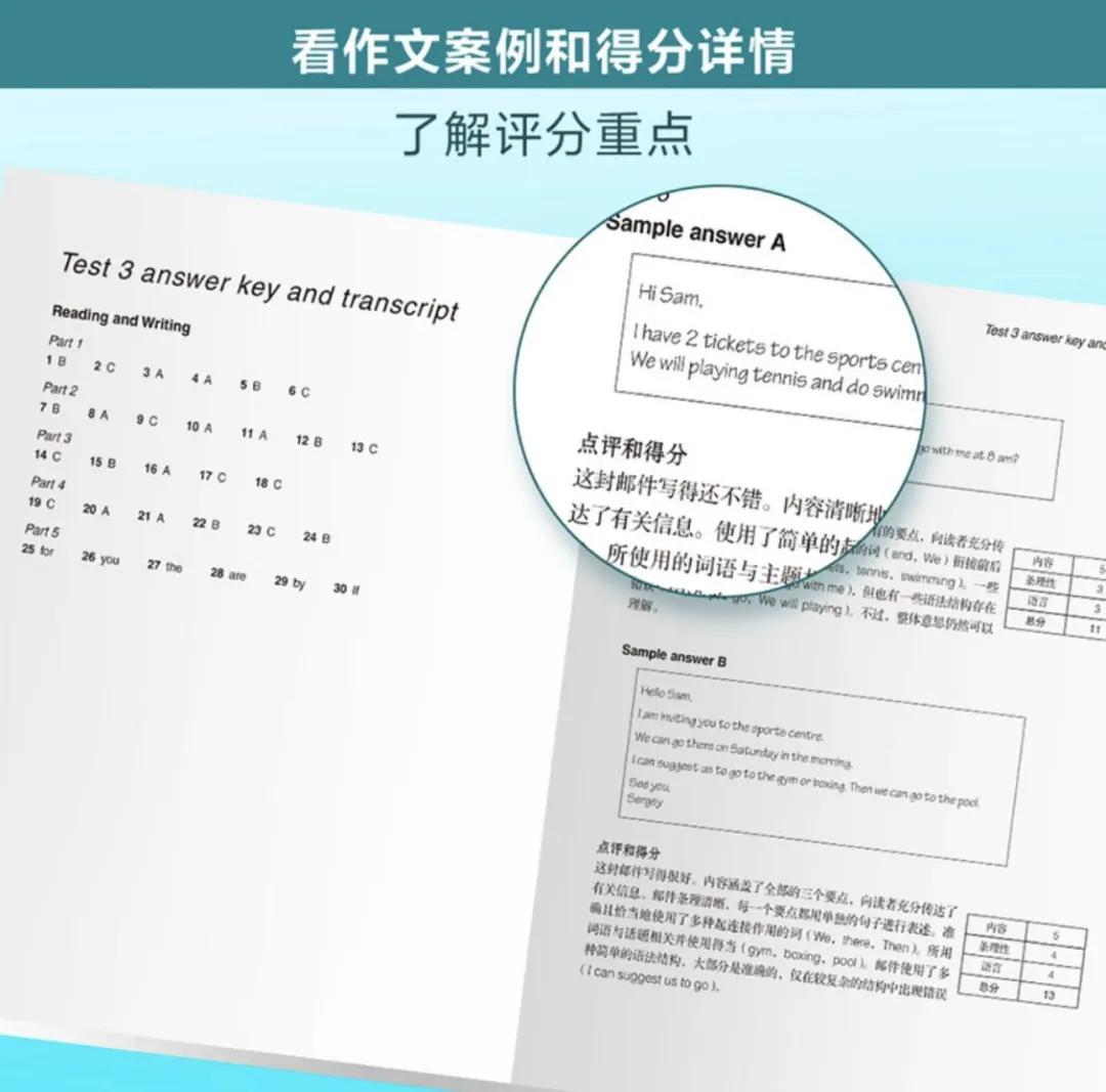 重磅!《KET青少版官方真题3》来了:刷透这本=摸透考官出题逻辑 第4张