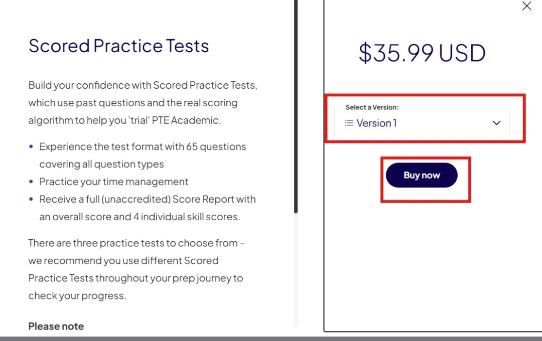 PTE官方计分模拟考优惠购买全流程指南 第3张