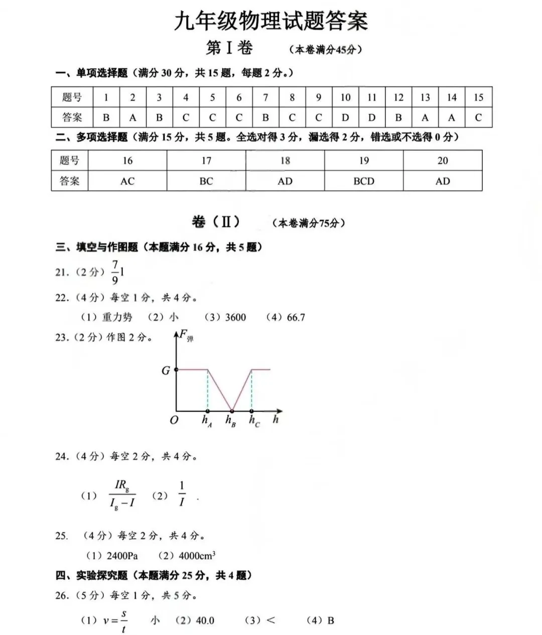 青岛市市北区2026年物理自主招生模拟考试试题及答案分享! 第13张
