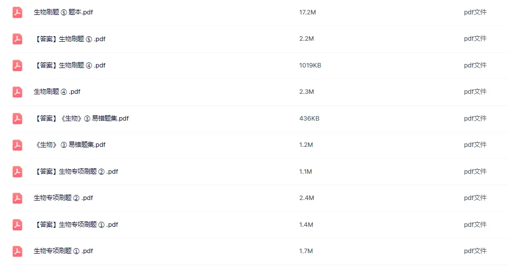 26-贵州特岗《生物》真题参考+高频考点笔记+1000刷题+八套模拟卷! 第5张