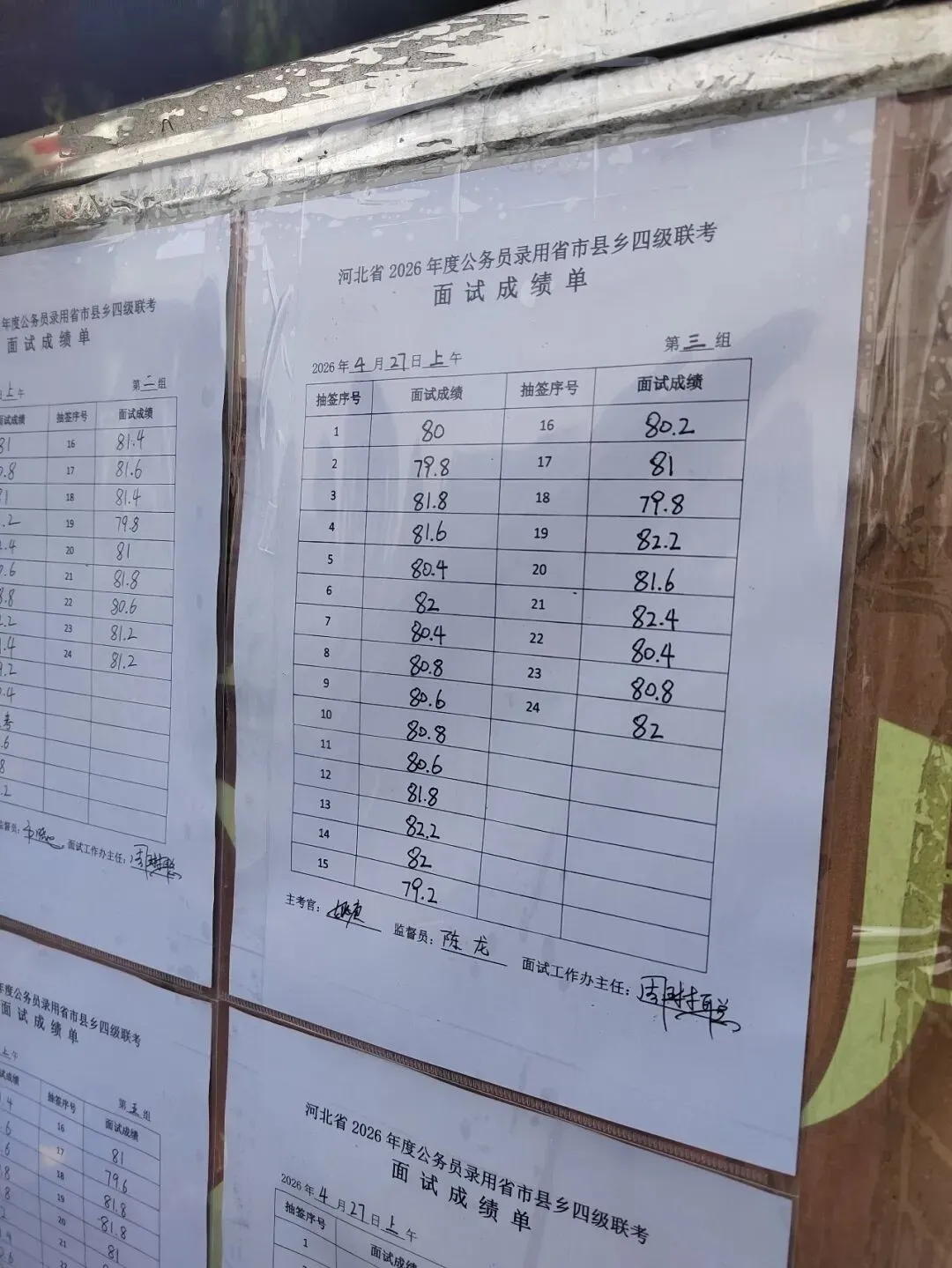 2026河北省考面试第三天真题回顾及成绩榜单(邢台考区) 第4张