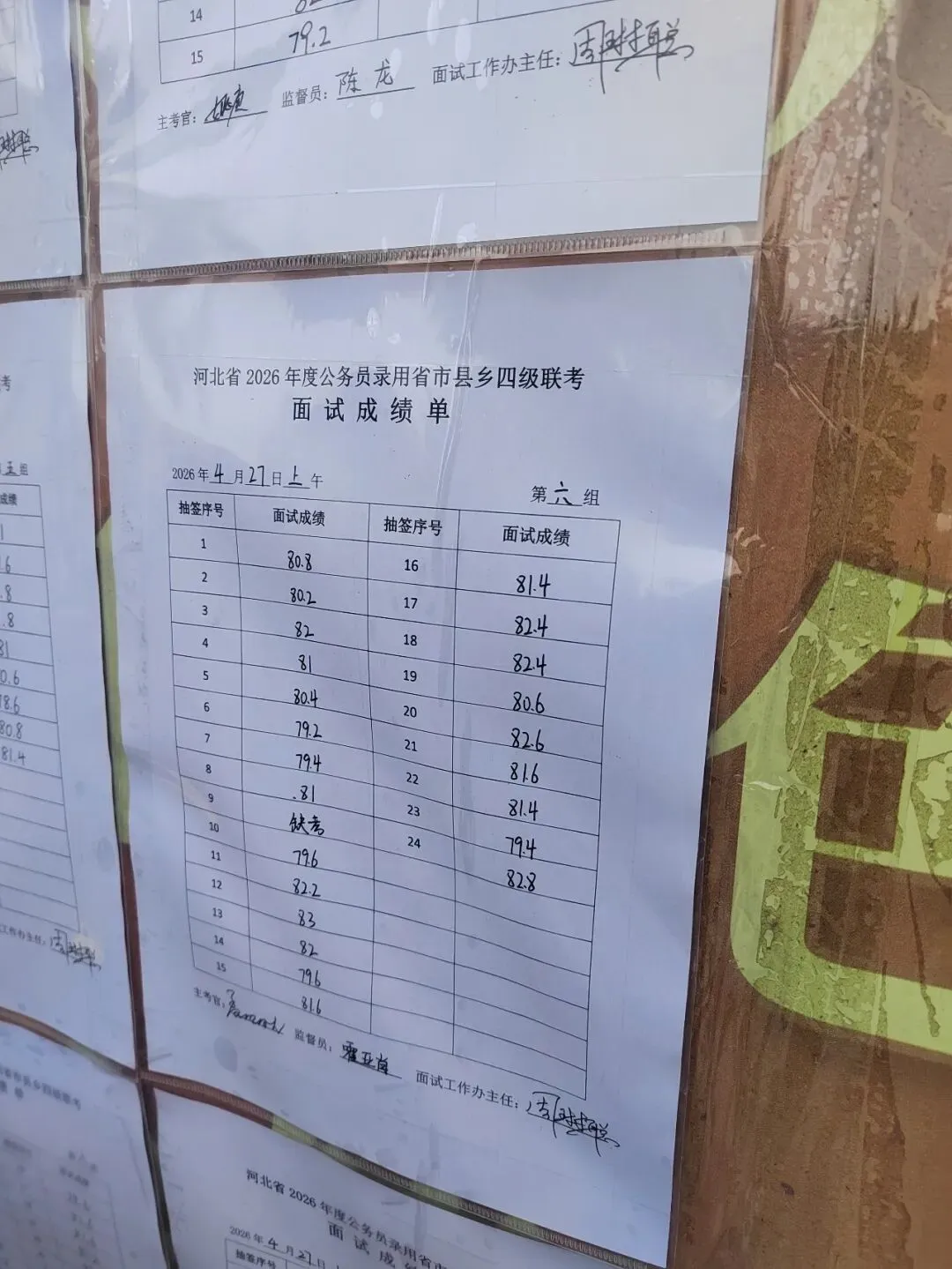 2026河北省考面试第三天真题回顾及成绩榜单(邢台考区) 第7张