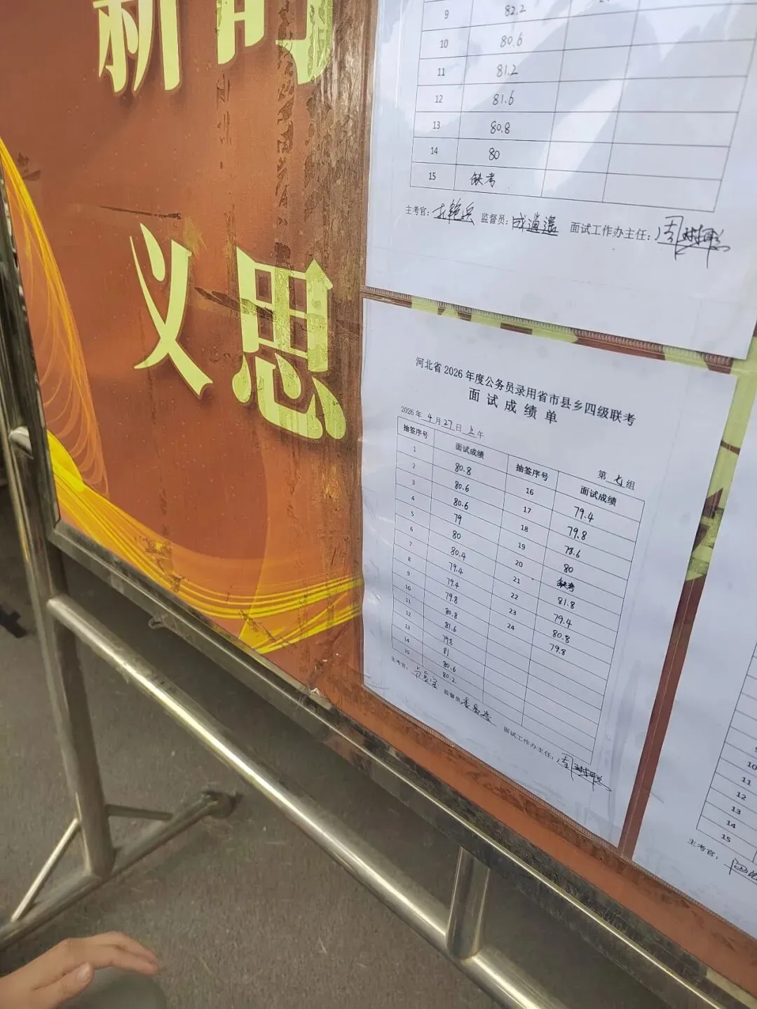 2026河北省考面试第三天真题回顾及成绩榜单(邢台考区) 第8张