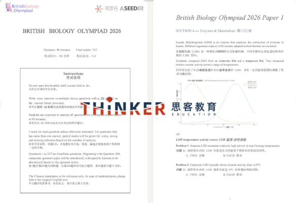 BBO生物竞赛历年真题分享(2015-2026)!2026趋势走向分析! 第6张
