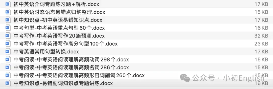 中考英语重点句型60个 第3张