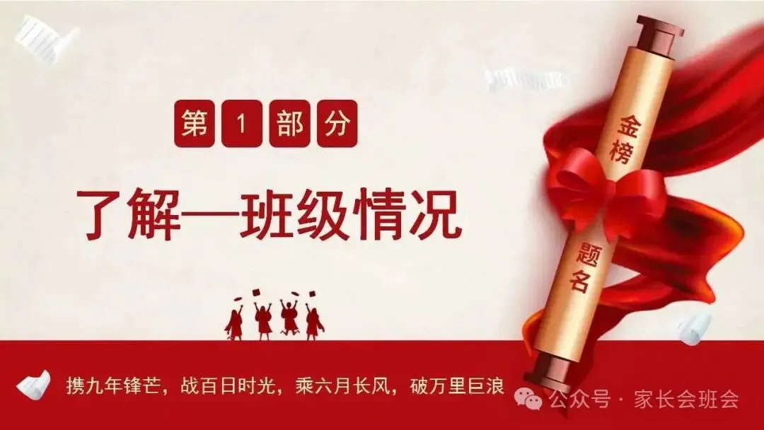 初三中考冲刺家长会ppt:家校携手 ,决胜中考!(含发言稿) 第3张