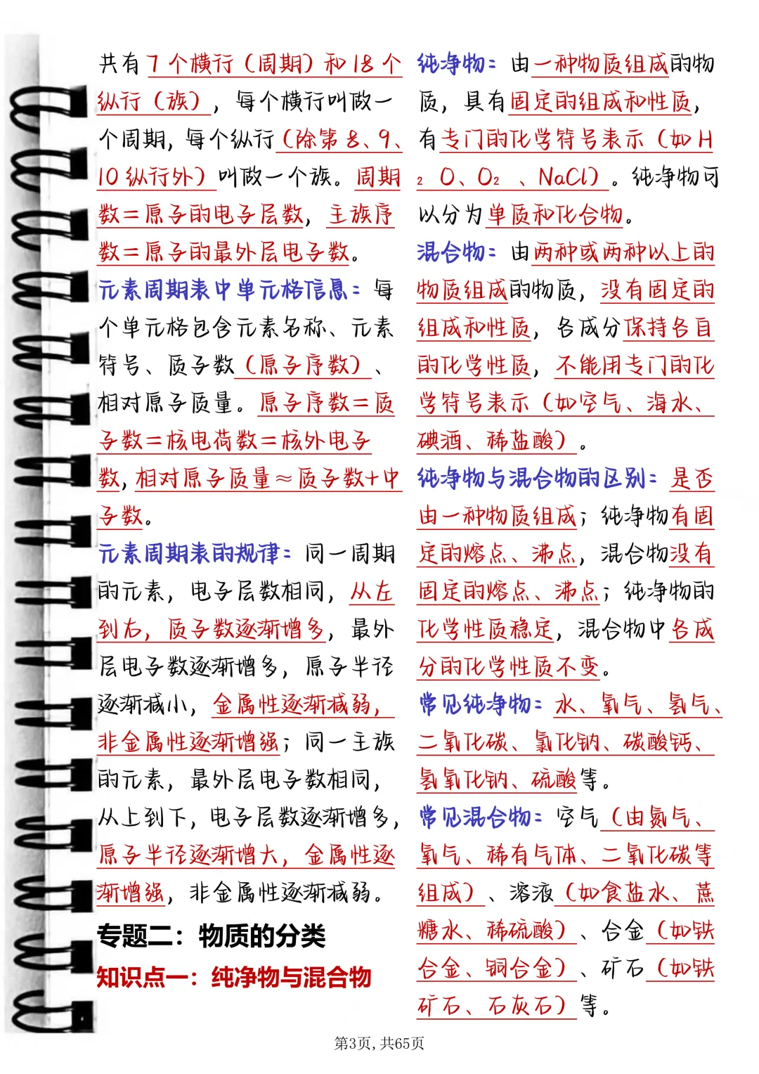 可以打印出来背诵的中考化学必背13个重点专题(打印版) 第3张