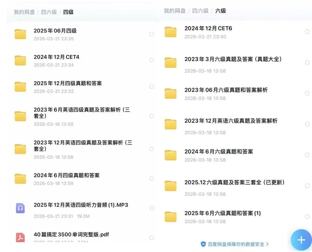 四六级全套资料|历年真题 + 听力 翻译 第1张