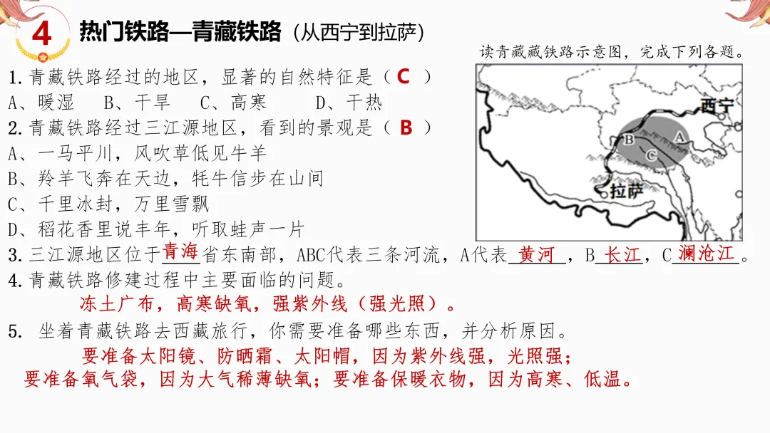 2026年中考地理复习【第二轮】 | 课题9《交通运输》,欢迎大家加入会员群,享受更多优惠! 第14张