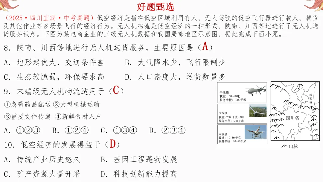 2026年中考地理复习【第二轮】 | 课题9《交通运输》,欢迎大家加入会员群,享受更多优惠! 第36张