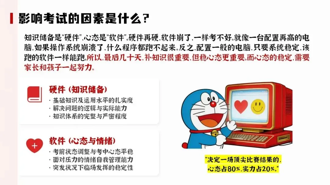 2026初三九年级中考助力冲刺家长会ppt课件:陪孩子打赢最后这场仗! 第12张