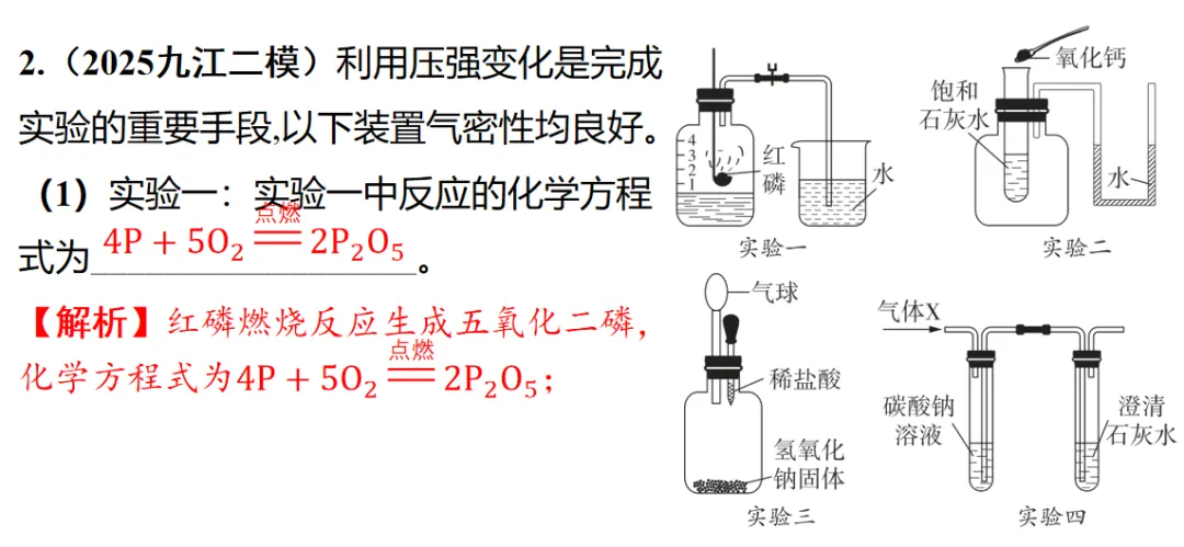 2026年中考化学复习创新型实验专题 第3张