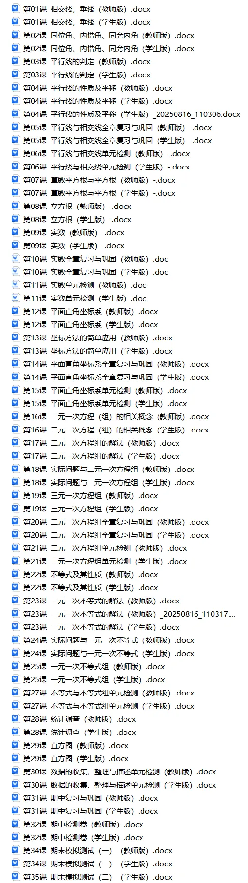 2026年七年级数学下册同步培优试卷(新人教版) 第1张
